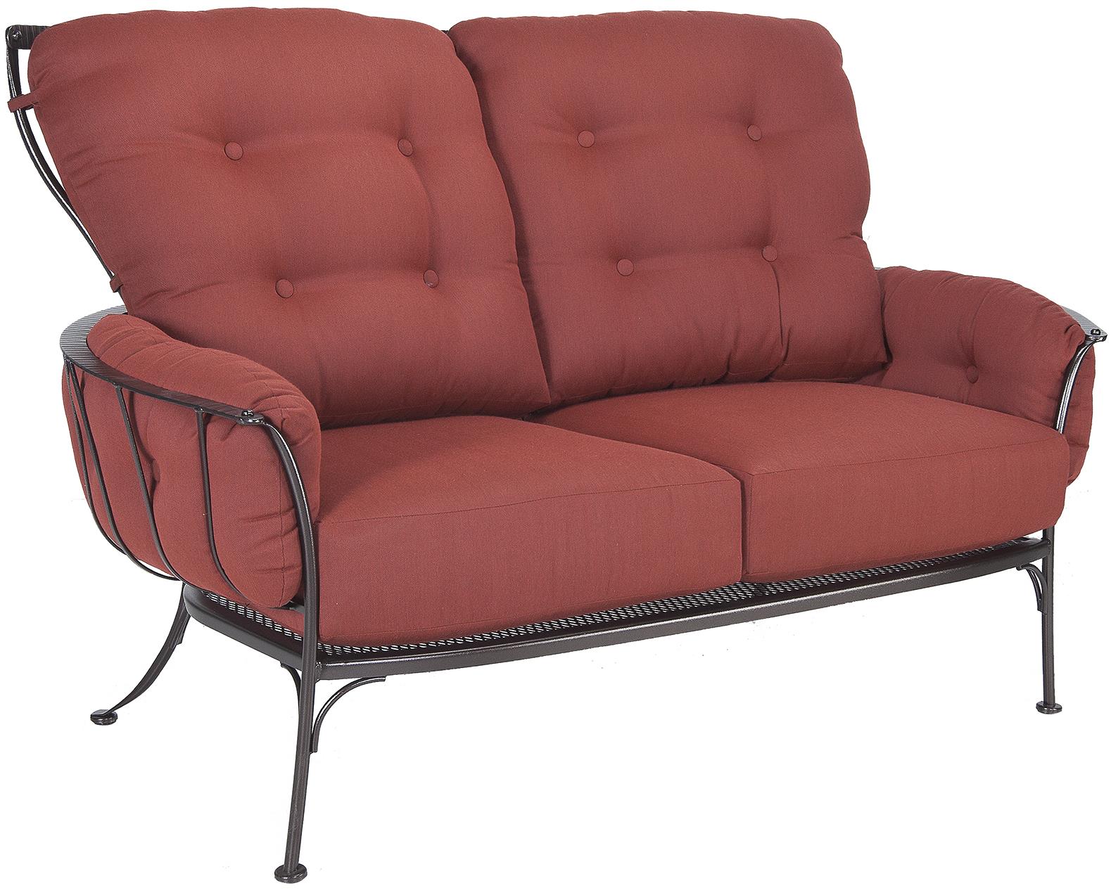 Wrought iron deals 2 seater sofa